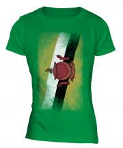 Brunei Faded Flag Ladies T-Shirt