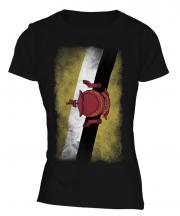 Brunei Faded Flag Ladies T-Shirt