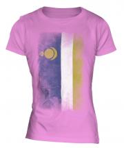 Buryatia Faded Flag Ladies T-Shirt