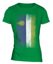 Buryatia Faded Flag Ladies T-Shirt