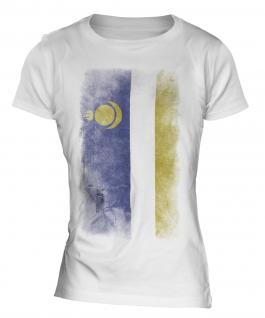 Buryatia Faded Flag Ladies T-Shirt
