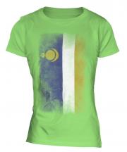 Buryatia Faded Flag Ladies T-Shirt
