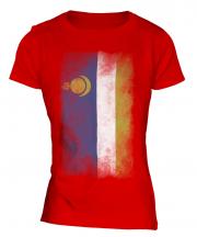 Buryatia Faded Flag Ladies T-Shirt