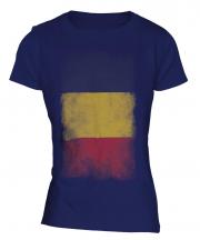 Chad Faded Flag Ladies T-Shirt