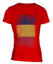 Chad Faded Flag Ladies T-Shirt