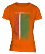 Chechen Republic Faded Flag Ladies T-Shirt