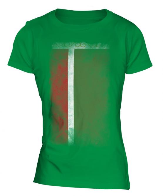Chechen Republic Faded Flag Ladies T-Shirt