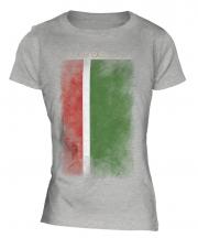 Chechen Republic Faded Flag Ladies T-Shirt