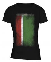 Chechen Republic Faded Flag Ladies T-Shirt
