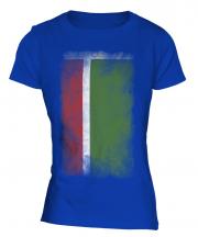 Chechen Republic Faded Flag Ladies T-Shirt