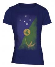 Christmas Island Faded Flag Ladies T-Shirt