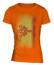 Chuvashia Faded Flag Ladies T-Shirt