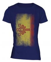 Chuvashia Faded Flag Ladies T-Shirt