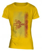 Chuvashia Faded Flag Ladies T-Shirt