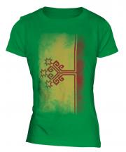 Chuvashia Faded Flag Ladies T-Shirt