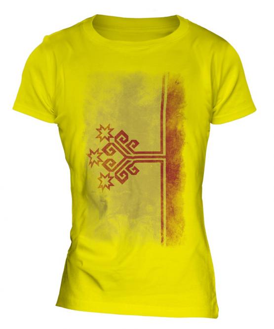 Chuvashia Faded Flag Ladies T-Shirt