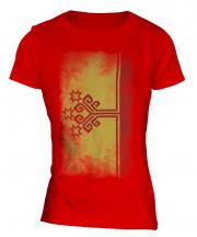Chuvashia Faded Flag Ladies T-Shirt
