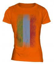 Dagestan Faded Flag Ladies T-Shirt