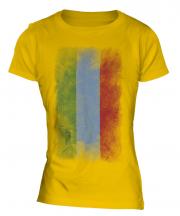 Dagestan Faded Flag Ladies T-Shirt