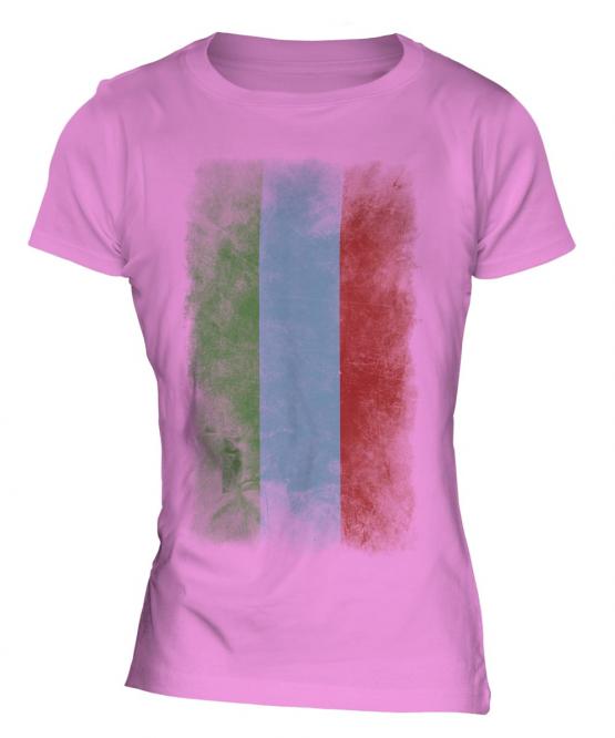 Dagestan Faded Flag Ladies T-Shirt