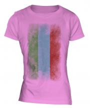 Dagestan Faded Flag Ladies T-Shirt