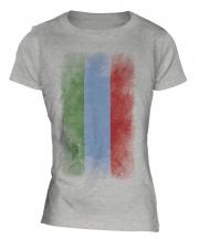 Dagestan Faded Flag Ladies T-Shirt