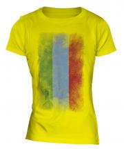 Dagestan Faded Flag Ladies T-Shirt