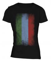 Dagestan Faded Flag Ladies T-Shirt