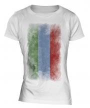Dagestan Faded Flag Ladies T-Shirt