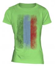 Dagestan Faded Flag Ladies T-Shirt