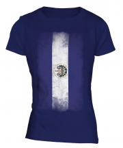 El Salvador Faded Flag Ladies T-Shirt
