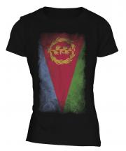 Eritrea Faded Flag Ladies T-Shirt