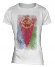 Eritrea Faded Flag Ladies T-Shirt