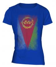 Eritrea Faded Flag Ladies T-Shirt