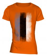Estonia Faded Flag Ladies T-Shirt