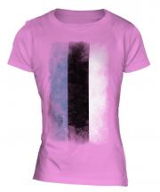 Estonia Faded Flag Ladies T-Shirt