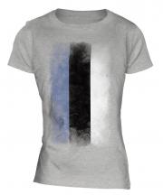 Estonia Faded Flag Ladies T-Shirt