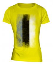 Estonia Faded Flag Ladies T-Shirt