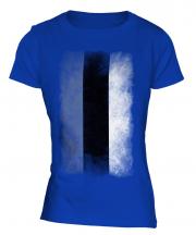 Estonia Faded Flag Ladies T-Shirt