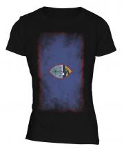 Guam Faded Flag Ladies T-Shirt