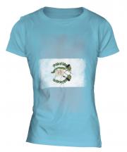 Guatemala Faded Flag Ladies T-Shirt
