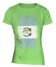 Guatemala Faded Flag Ladies T-Shirt