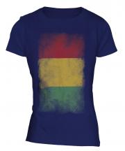 Guinea Faded Flag Ladies T-Shirt
