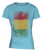 Guinea Faded Flag Ladies T-Shirt