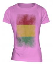 Guinea Faded Flag Ladies T-Shirt