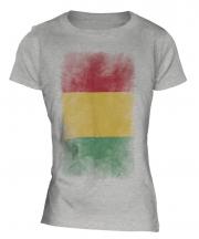 Guinea Faded Flag Ladies T-Shirt