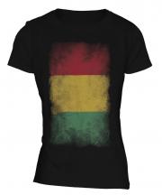Guinea Faded Flag Ladies T-Shirt