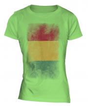 Guinea Faded Flag Ladies T-Shirt