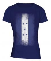 Honduras Faded Flag Ladies T-Shirt