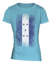 Honduras Faded Flag Ladies T-Shirt